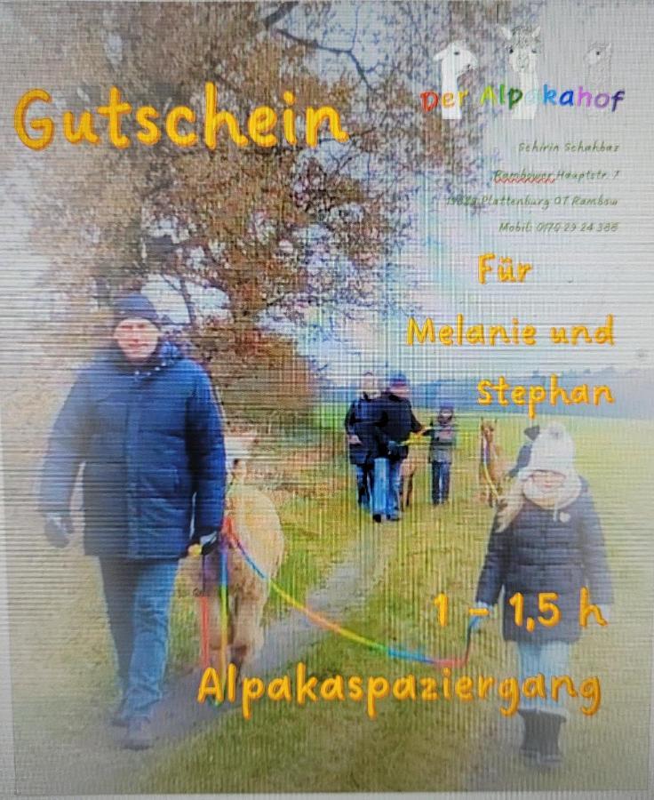 Апартаменты Maerchenhaft Urlauben Auf Dem Alpakahof Rambow Экстерьер фото